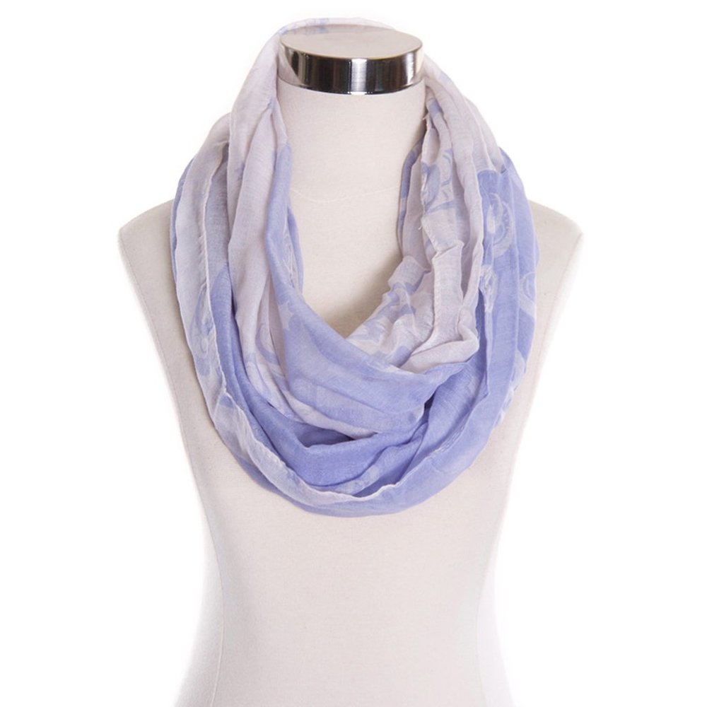 Scarvesme Light North Carolina Infinity Scarf